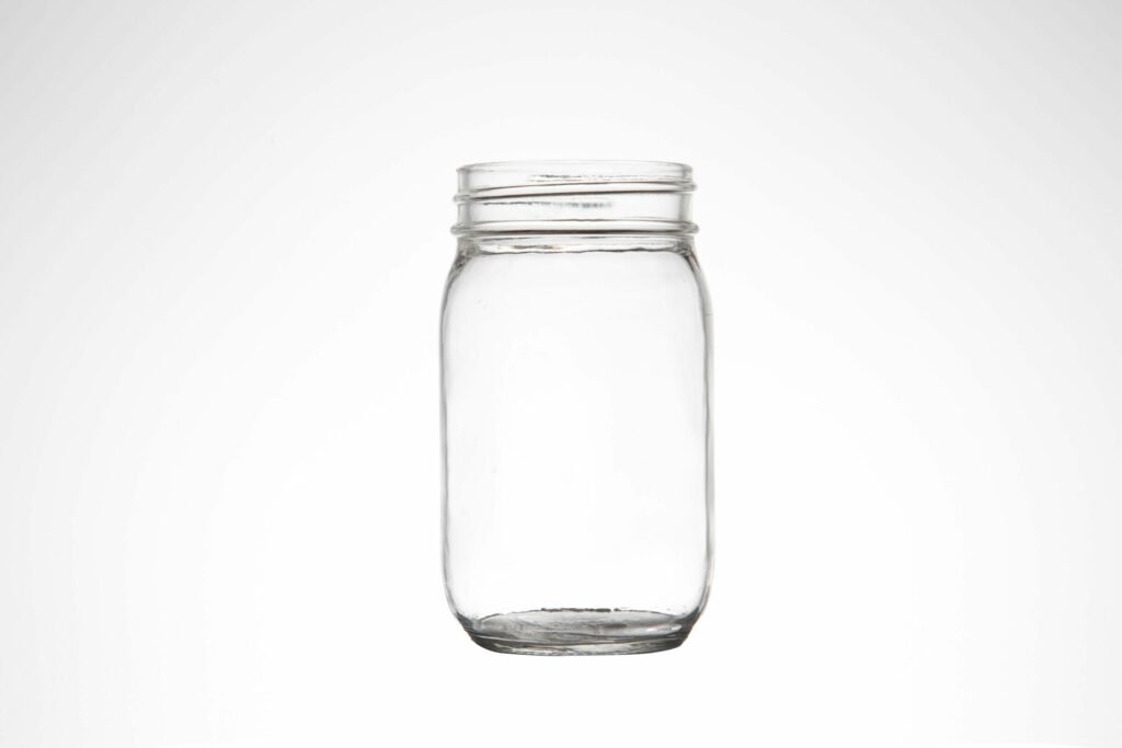 Glass Jar: 16 oz. Flint Economy Jar